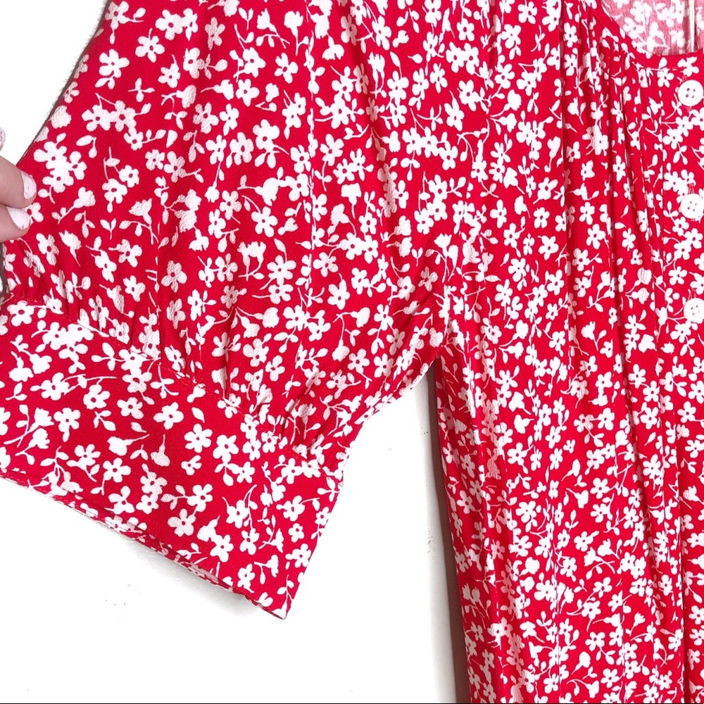 J. Crew | Scoopneck top in tossed bouquet print - Picture 5 of 7